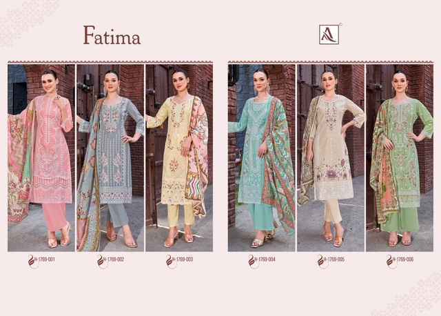 Alok Fatima Cotton Salwar Kameez Wholesale Price ( 6 Pcs Catalog )