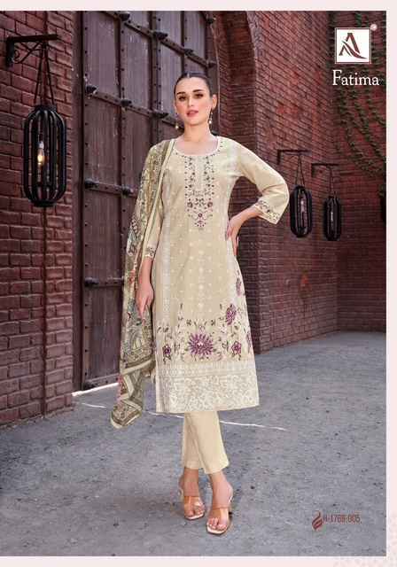 Alok Fatima Cotton Salwar Kameez Wholesale Price ( 6 Pcs Catalog )