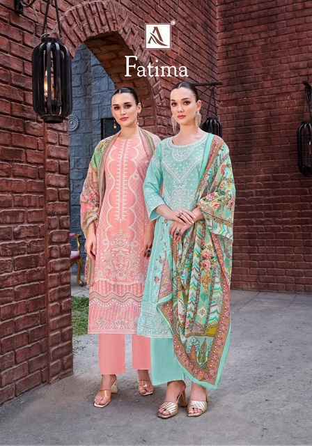 Alok Fatima Cotton Salwar Kameez Wholesale Price ( 6 Pcs Catalog )