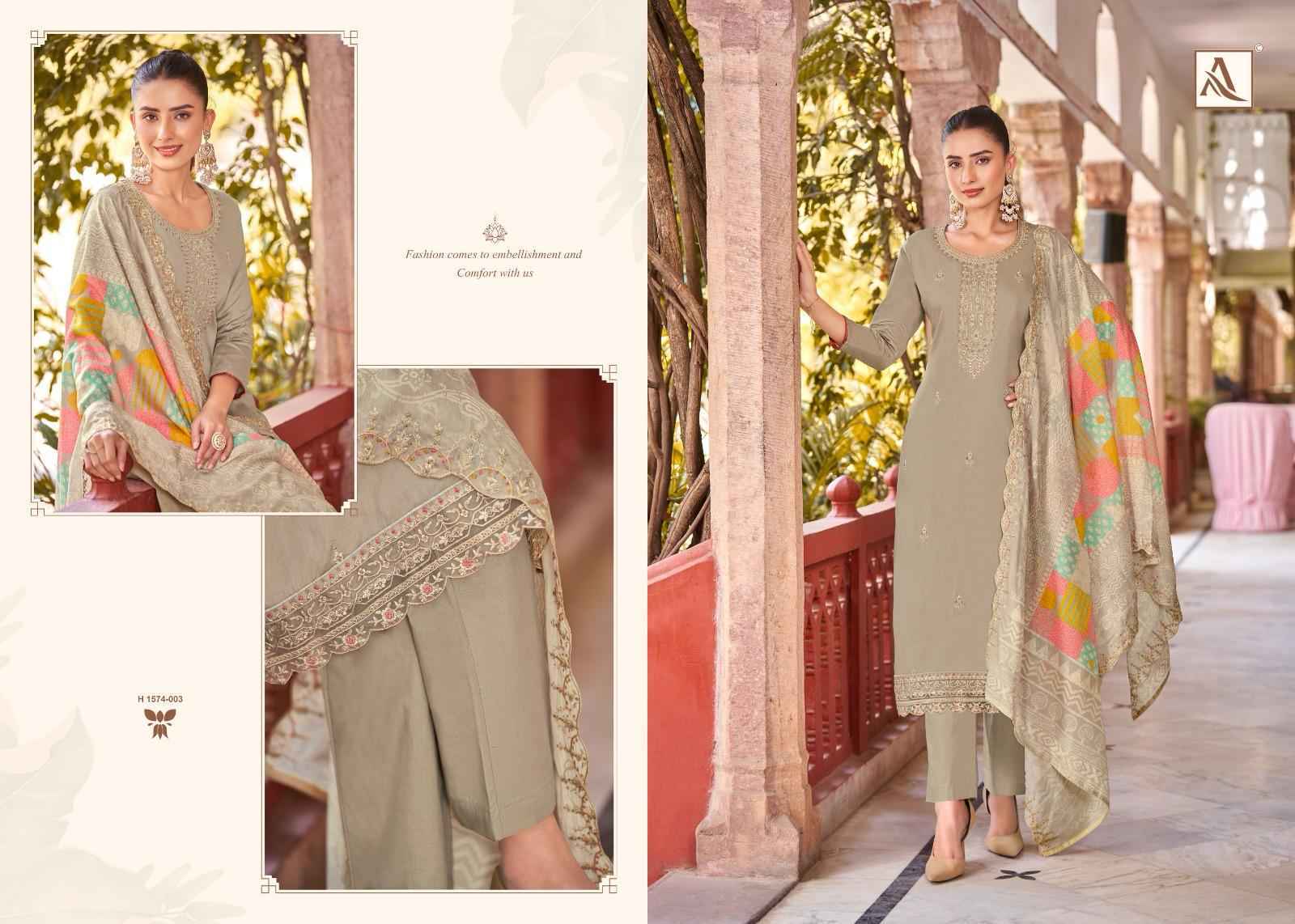 Alok Gulnoor Zam Cotton Wholesale Salwar Suits ( 6 pcs Catalogue )