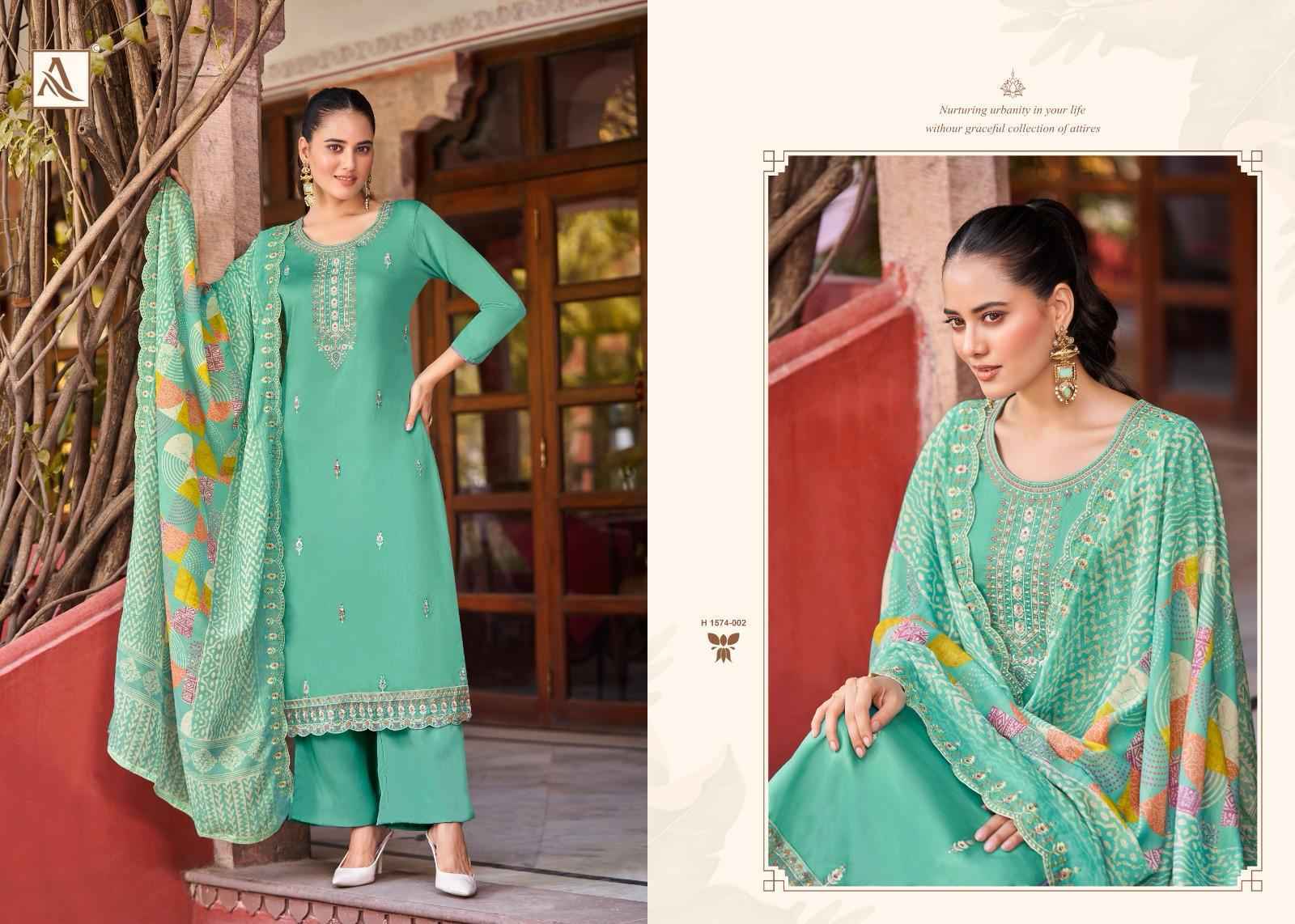 Alok Gulnoor Zam Cotton Wholesale Salwar Suits ( 6 pcs Catalogue )