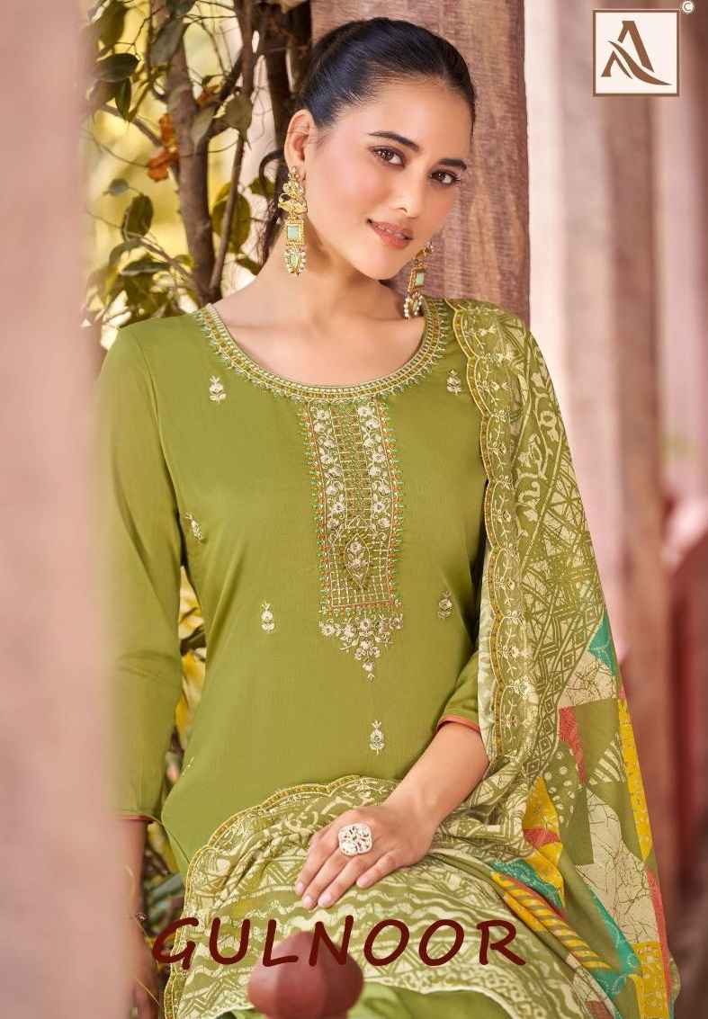 Alok Gulnoor Zam Cotton Wholesale Salwar Suits ( 6 pcs Catalogue )