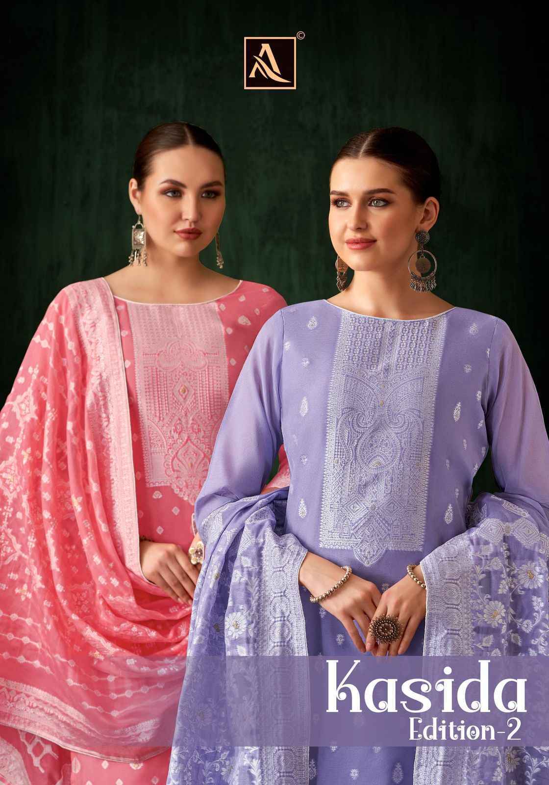 Alok Kasida Edition 2 Hand Weave Jacquard Salwar Kameez Wholesale Price ( 6 Pcs Catalog )