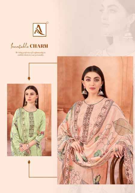 Alok Suits Aazma Viscouse Suits Lowest Catalog Wholesale Price ( 4 pcs Catalogue )