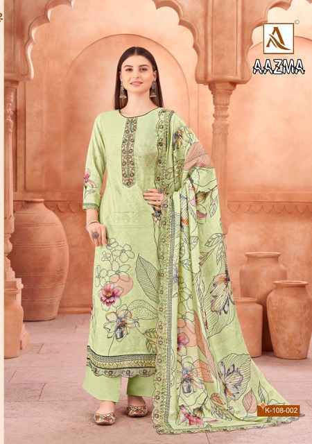 Alok Suits Aazma Viscouse Suits Lowest Catalog Wholesale Price ( 4 pcs Catalogue )