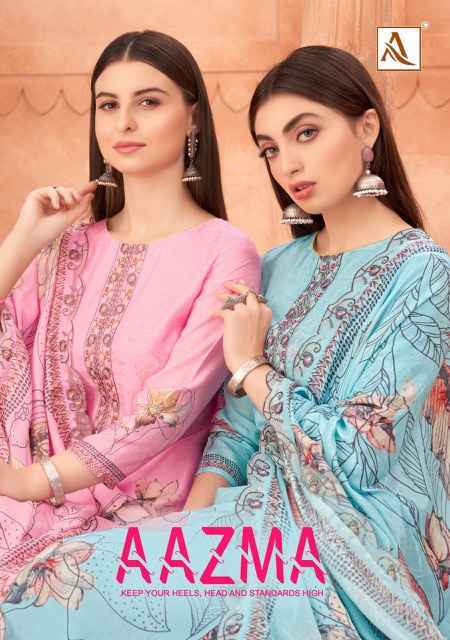 Alok Suits Aazma Viscouse Suits Lowest Catalog Wholesale Price ( 4 pcs Catalogue )