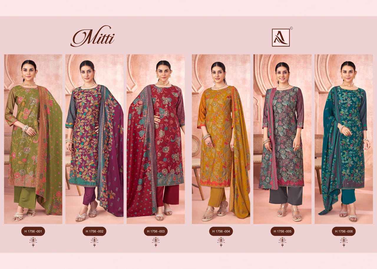 Alok Suits Mitti Mudaal Wholesale Dress Material ( 6 pcs Catalogue )