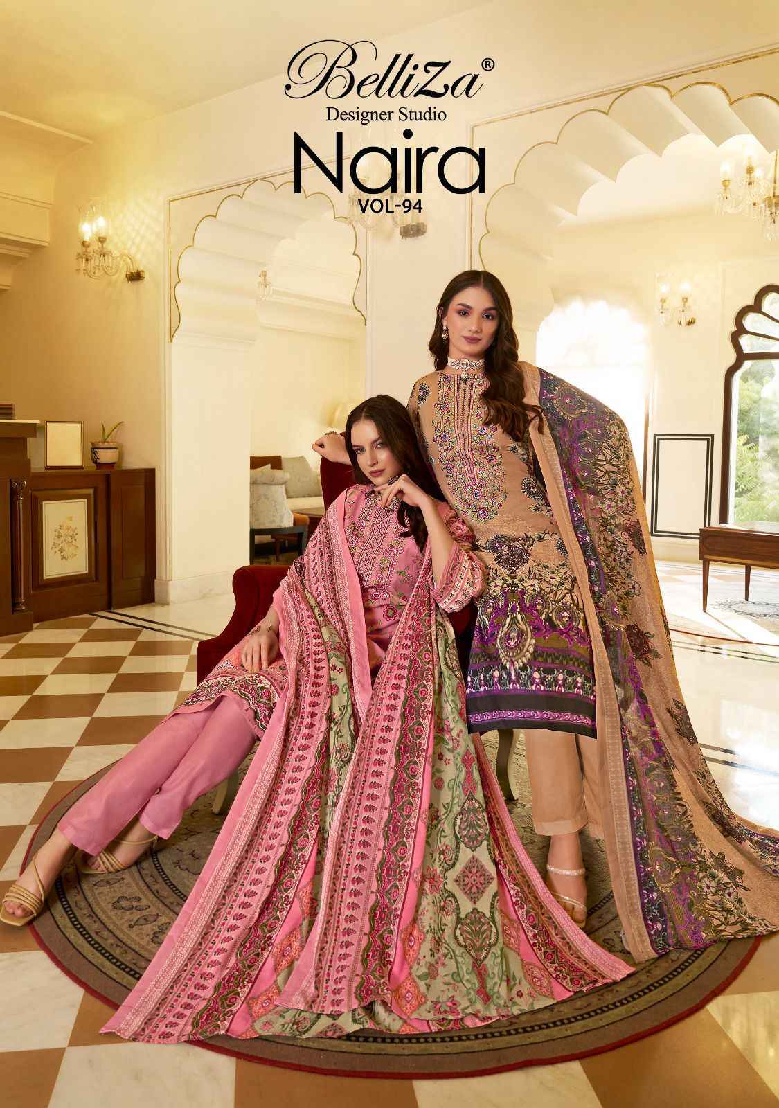 Belliza Naira Vol 94 Pakistani Salwar Kameez Wholesale Price ( 8 pcs Catalogue )