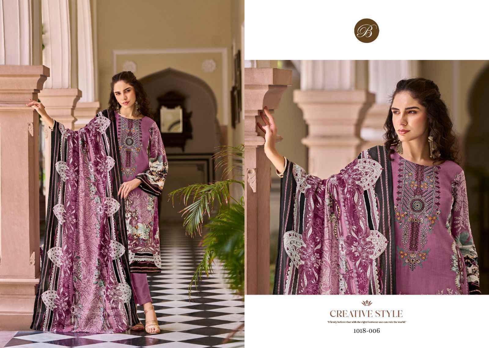 Belliza Riwayat Vol 9 Viscose Rayon Salwar Kameez Wholesale Price ( 8 Pcs Catalog )