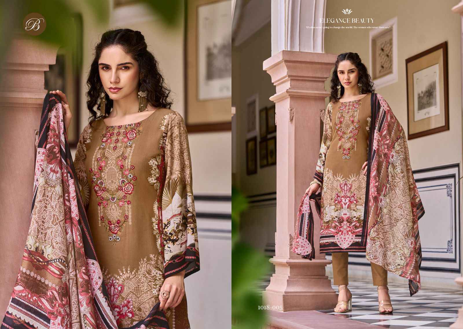 Belliza Riwayat Vol 9 Viscose Rayon Salwar Kameez Wholesale Price ( 8 Pcs Catalog )