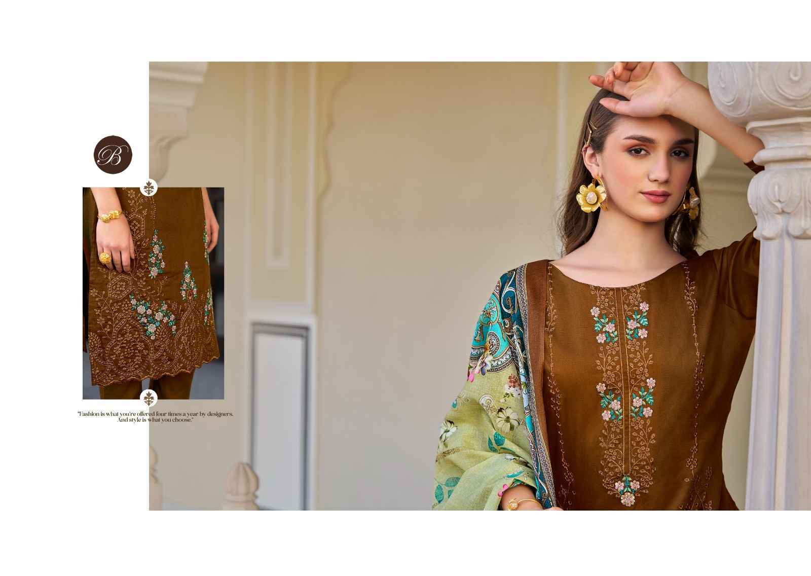 Belliza Zarqash Vol 3 Jam Salwar Kameez Wholesale Price ( 8 Pcs Catalog )