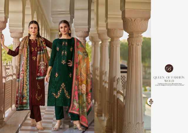 Belliza Zarqash Vol 3 Jam Salwar Kameez Wholesale Price ( 8 Pcs Catalog )