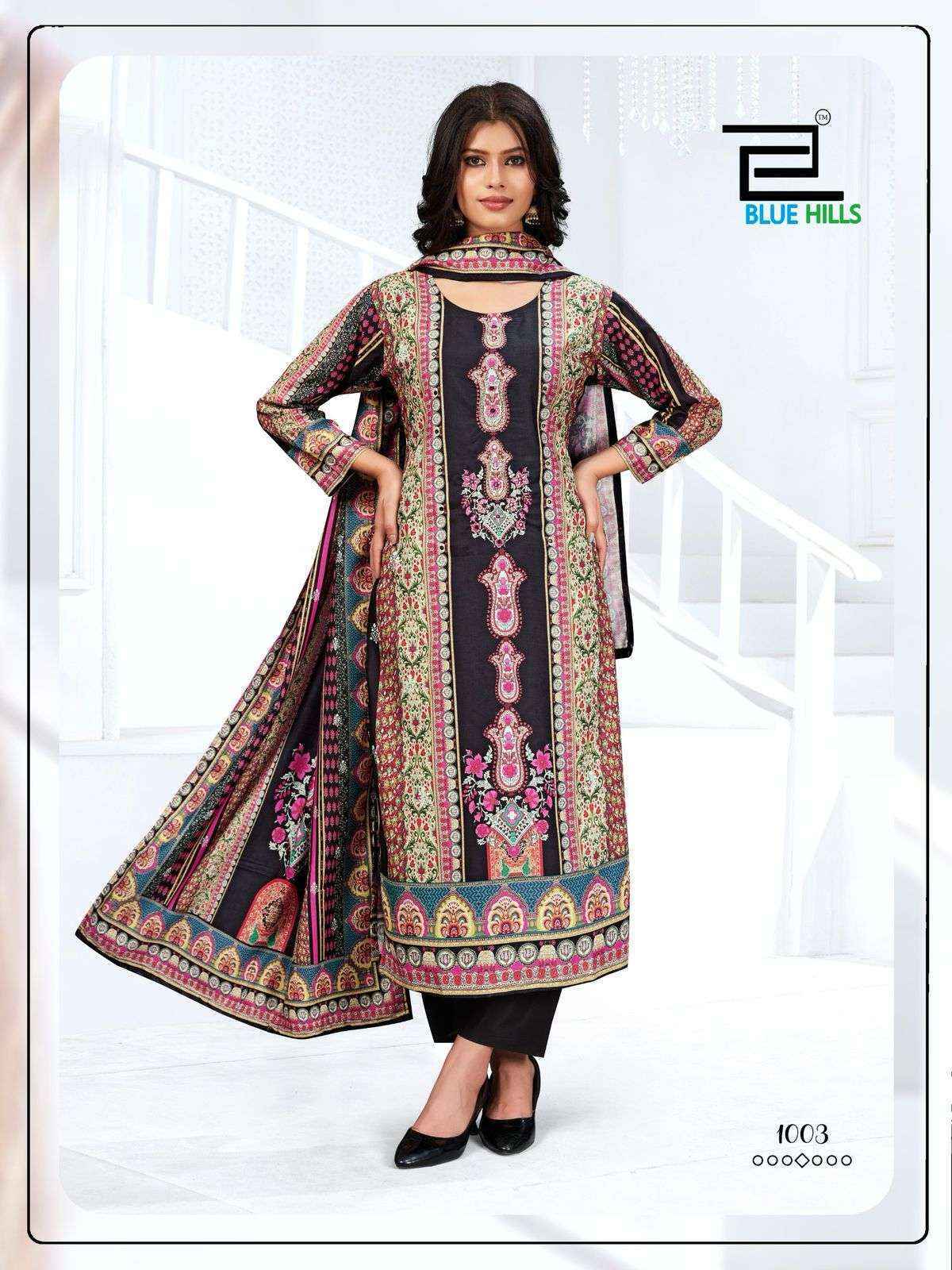 Blue Hills Zainab Musline Kurti Combo Wholesale Price ( 4 pcs Catalogue )