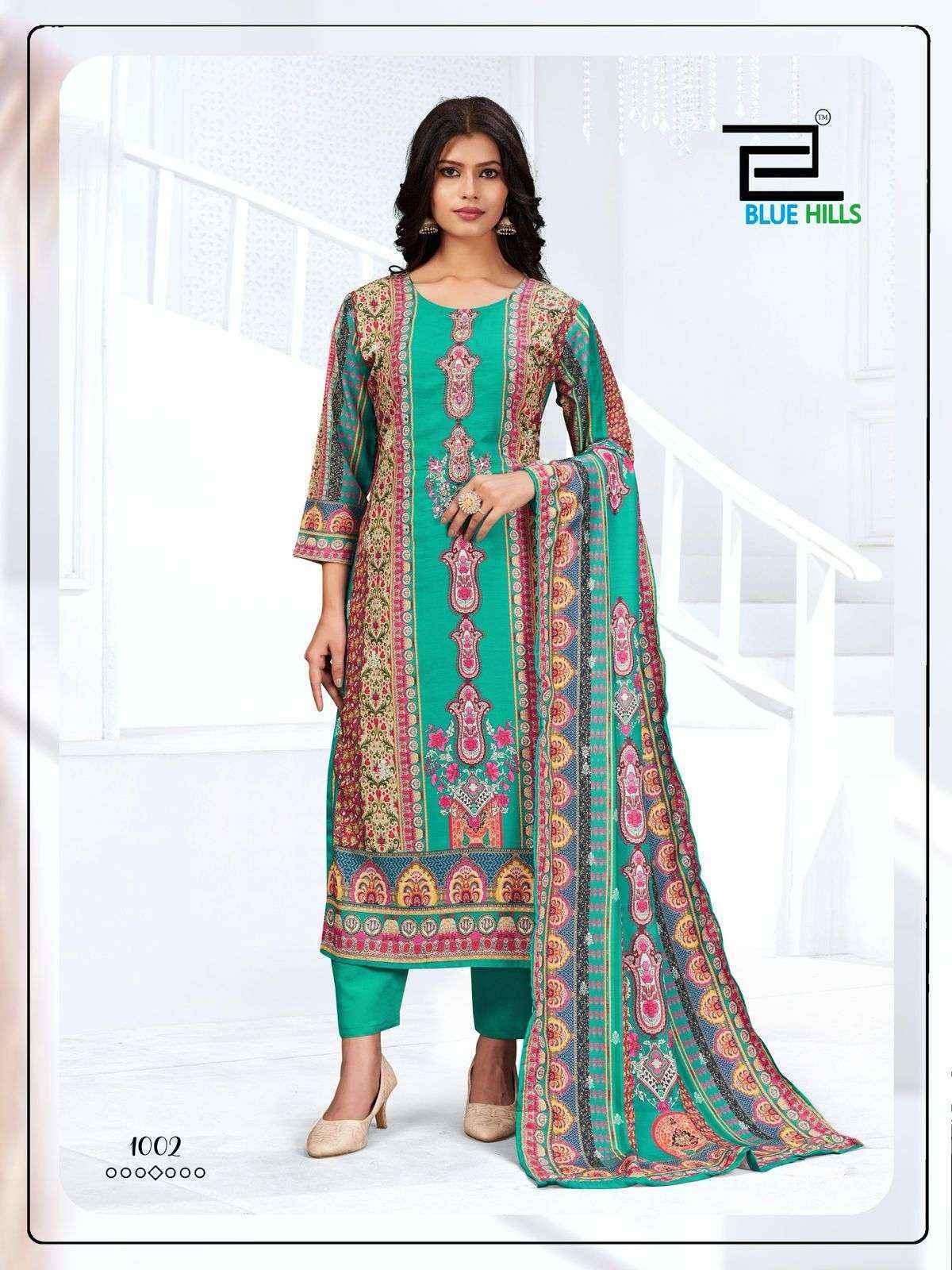 Blue Hills Zainab Musline Kurti Combo Wholesale Price ( 4 pcs Catalogue )