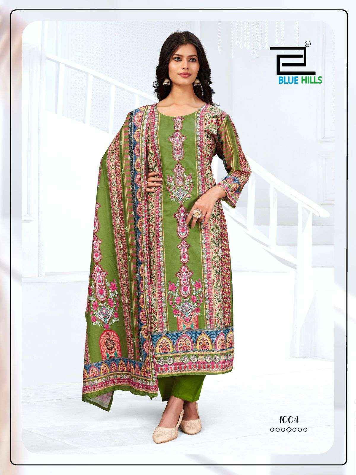Blue Hills Zainab Musline Kurti Combo Wholesale Price ( 4 pcs Catalogue )