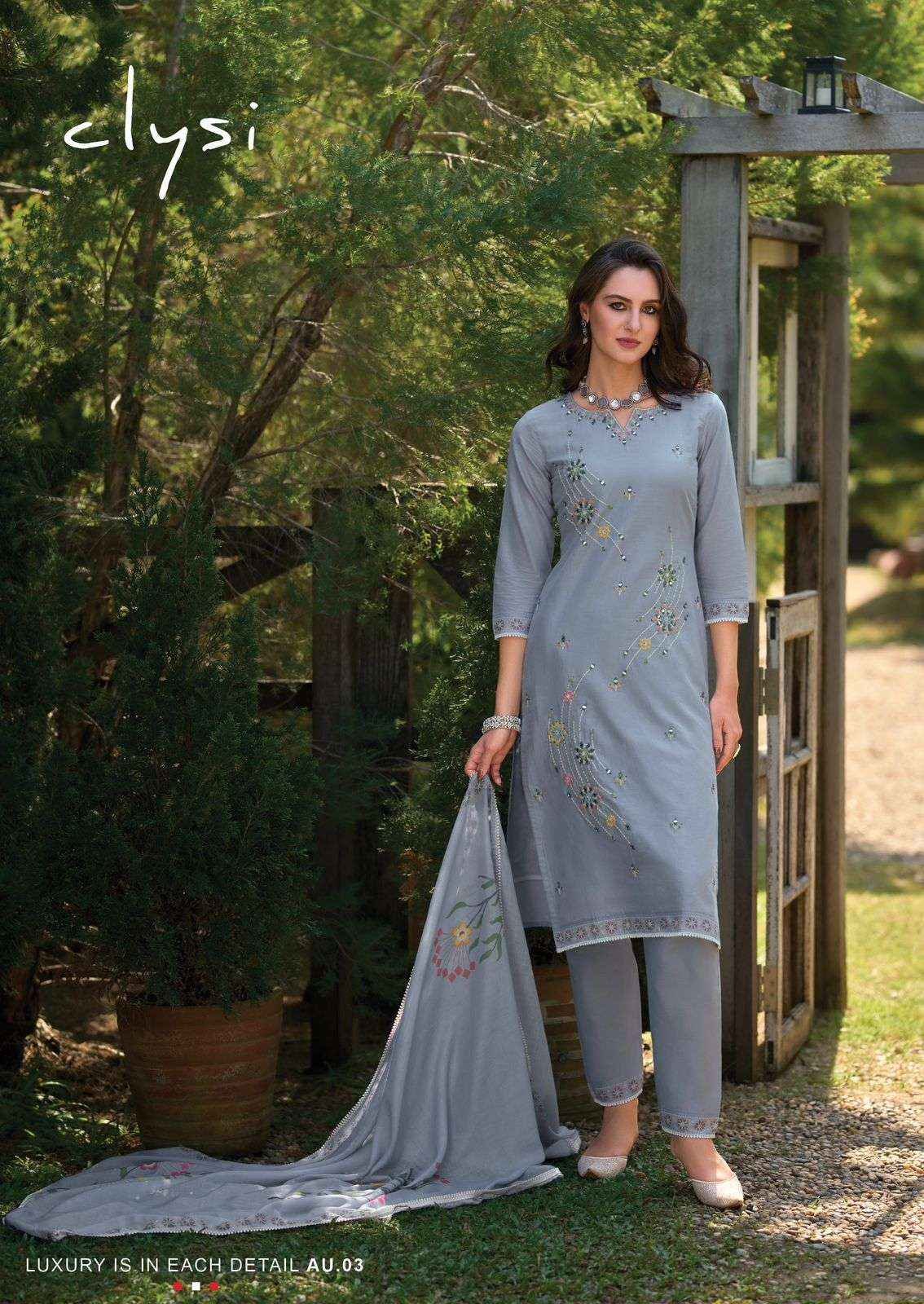 Clysi Aura Wholesale Cambric Cotton Readymade Suits Wholesale Price ( 6 Pcs Catalogue )