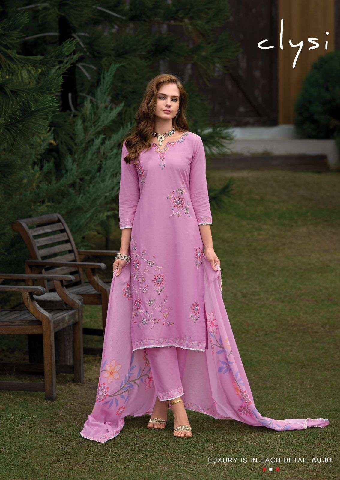 Clysi Aura Wholesale Cambric Cotton Readymade Suits Wholesale Price ( 6 Pcs Catalogue )