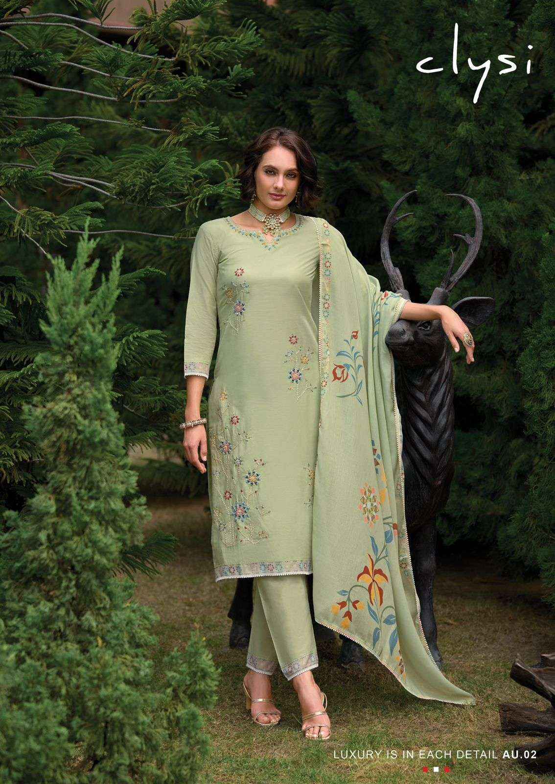 Clysi Aura Wholesale Cambric Cotton Readymade Suits Wholesale Price ( 6 Pcs Catalogue )