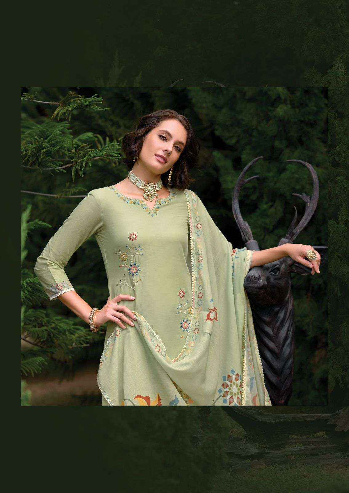 Clysi Aura Wholesale Cambric Cotton Readymade Suits Wholesale Price ( 6 Pcs Catalogue )