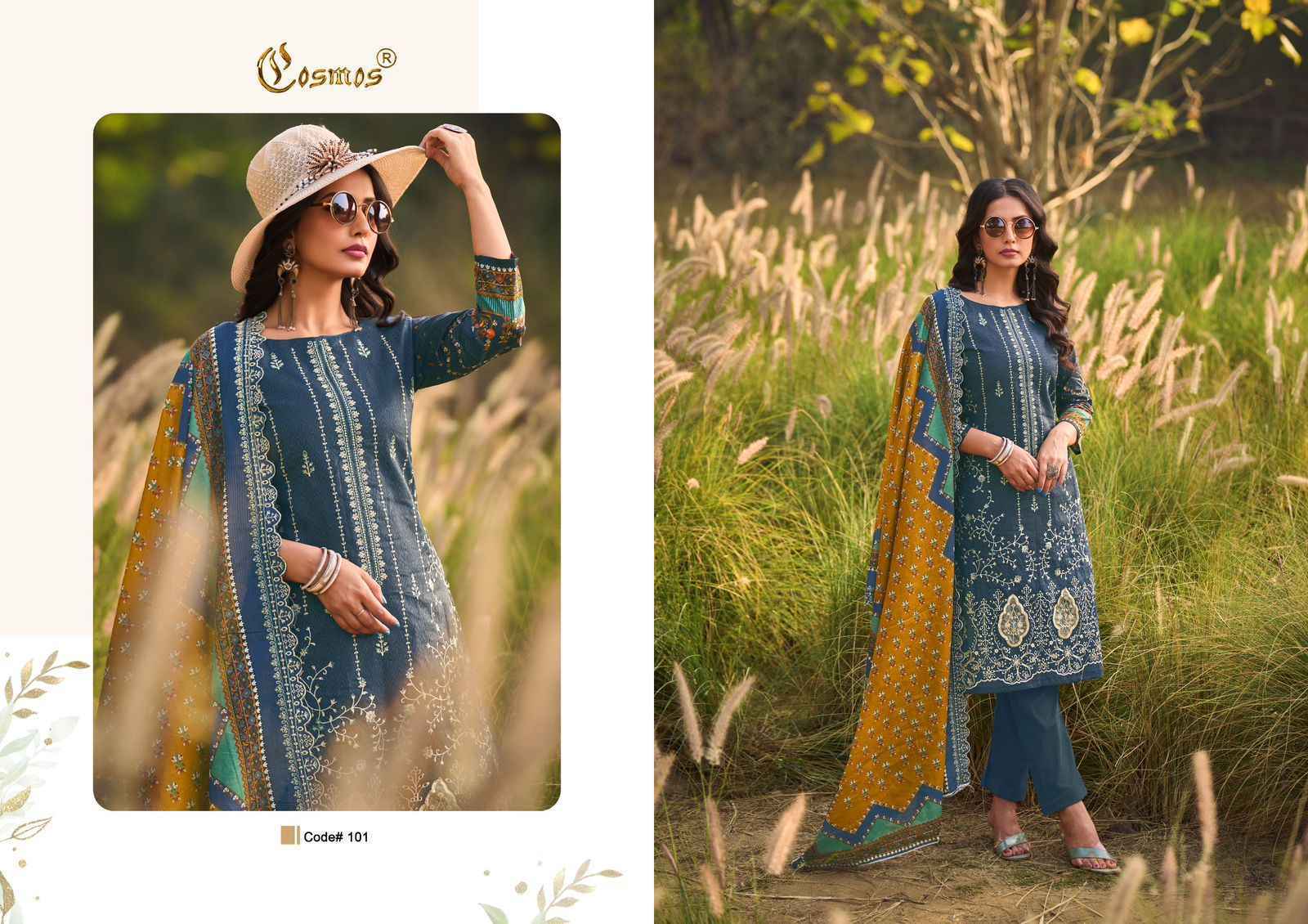 Cosmos Bin Saeed Premium Vol 1 Cotton Salwar Kameez Wholesale Price ( 6 Pcs Catalog )