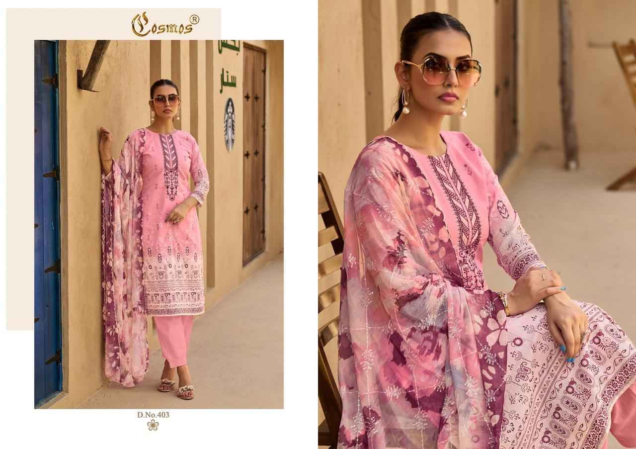 Cosmos Elaf Lawn Pakistani Suits Online Shopping ( 8 pcs Catalogue )