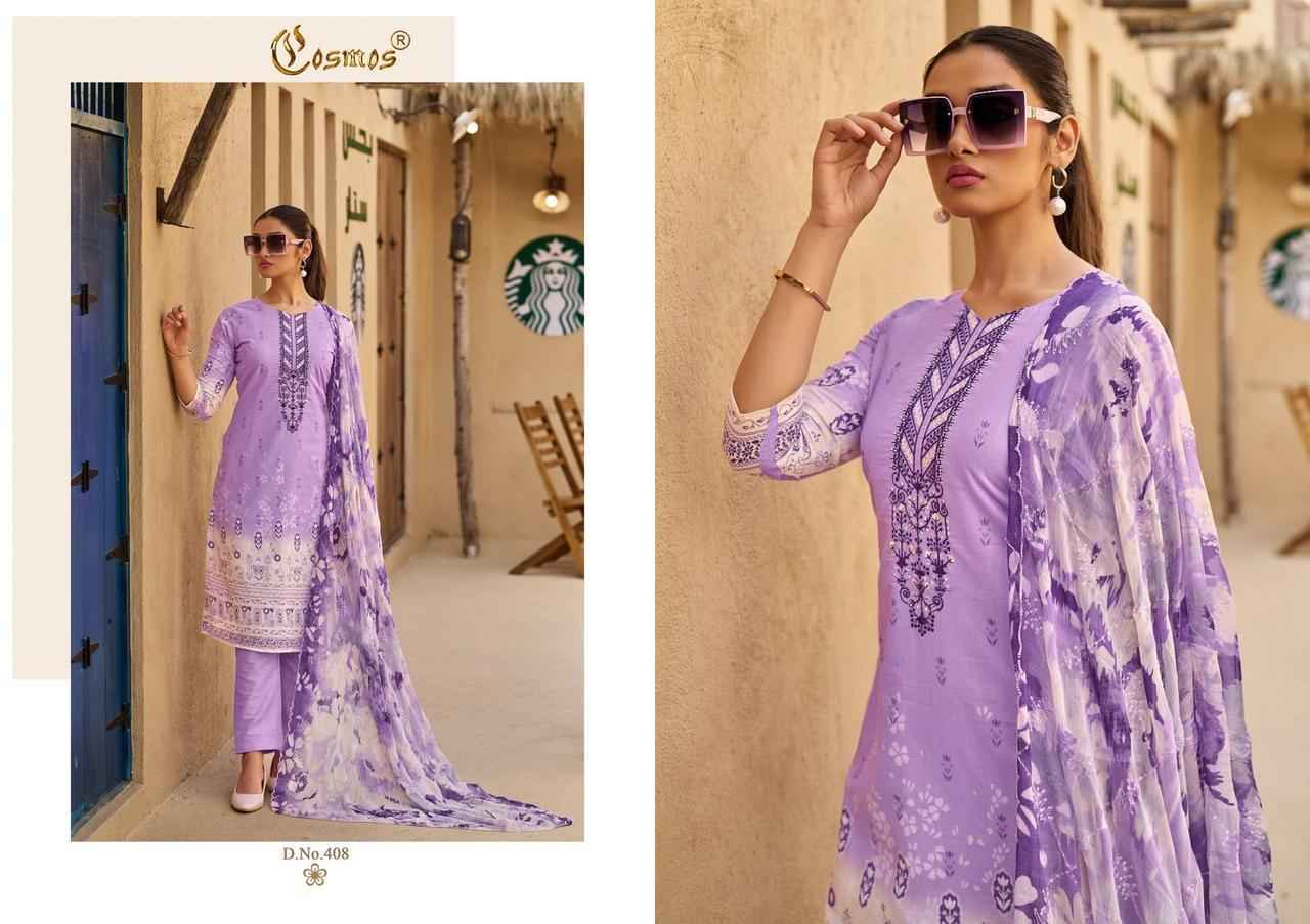 Cosmos Elaf Lawn Pakistani Suits Online Shopping ( 8 pcs Catalogue )