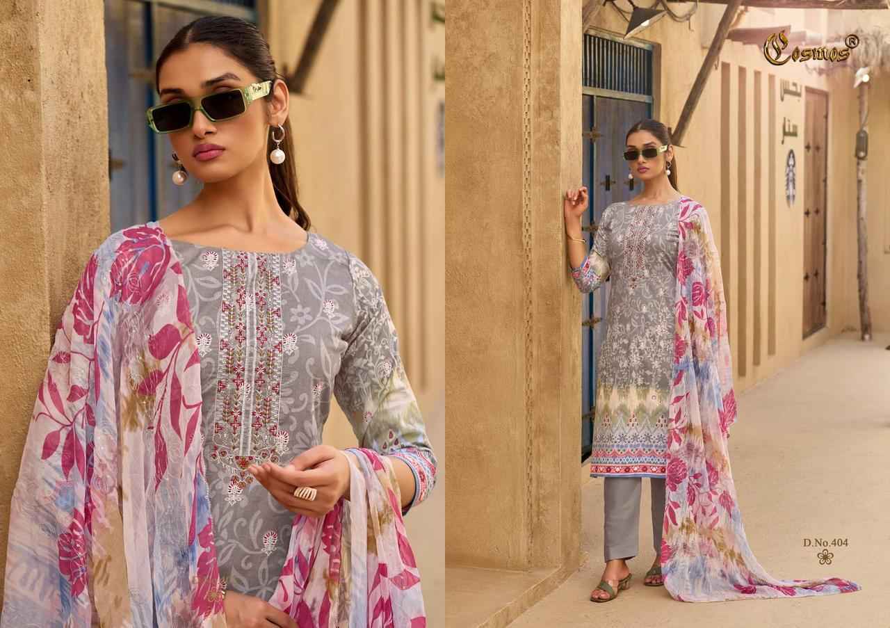 Cosmos Elaf Lawn Pakistani Suits Online Shopping ( 8 pcs Catalogue )