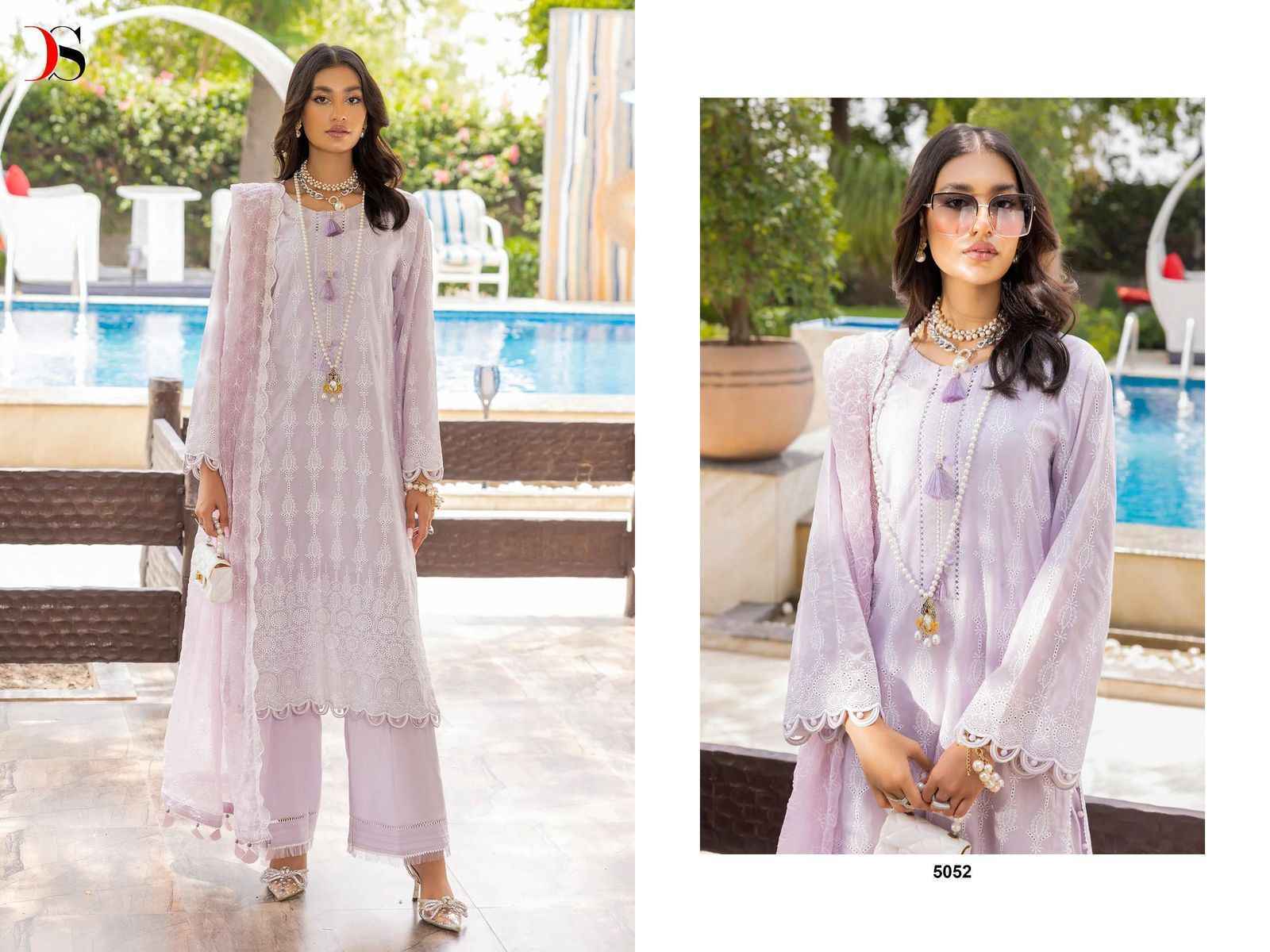 Deepsy Adans Libas Inlays 24 Vol 2 Cotton Salwar Kameez Wholesale Price ( 5 Pcs Catalog )