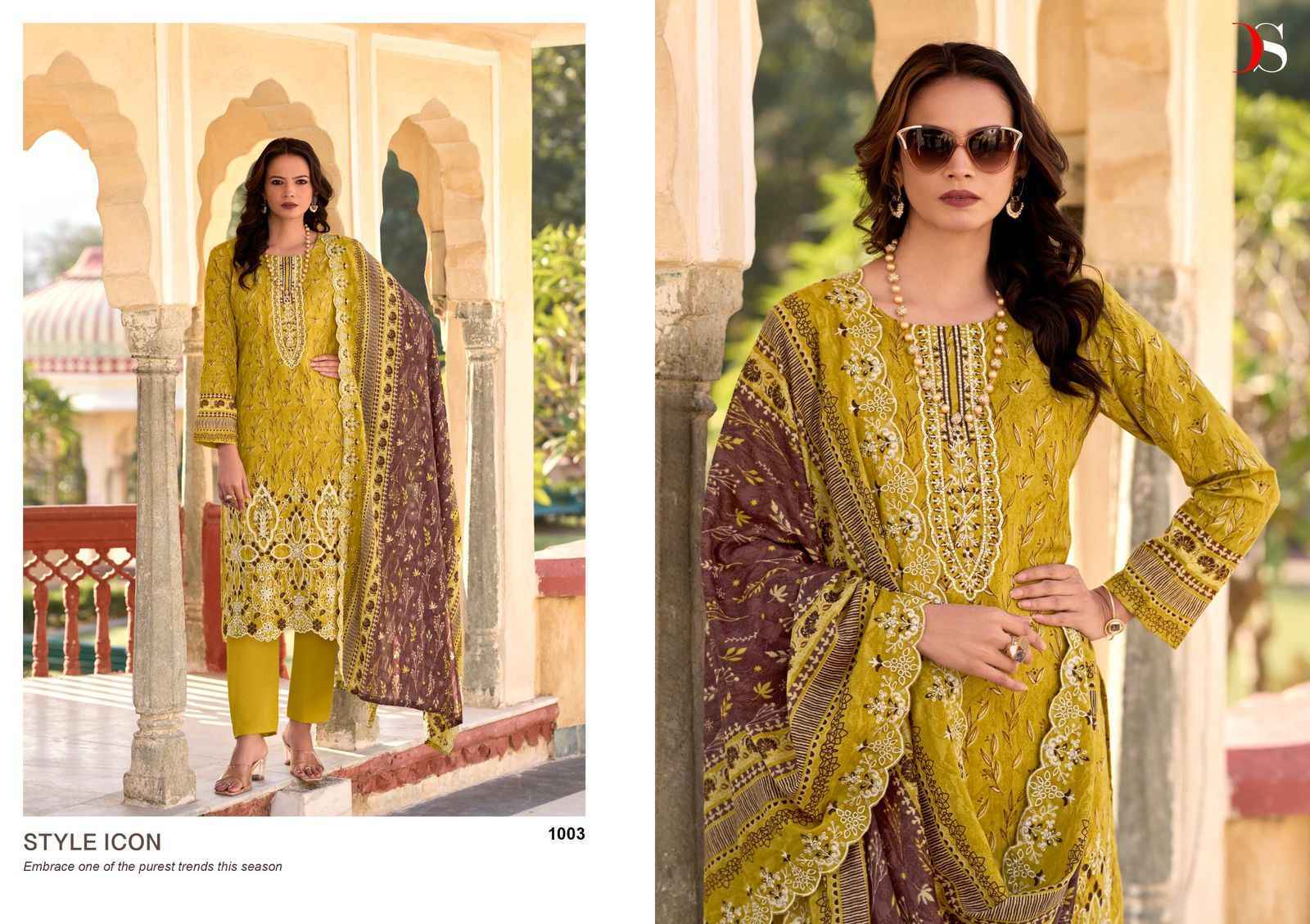 Deepsy Bin Saeed Vol 14 Cotton Salwar Kameez Wholesale Price ( 6 Pcs Catalog )