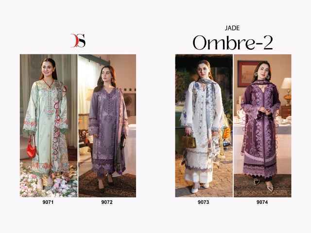 Deepsy Suits Jade Ombre 2 Pakistani Suits Wholesale Price ( 4 pcs Catalogue )