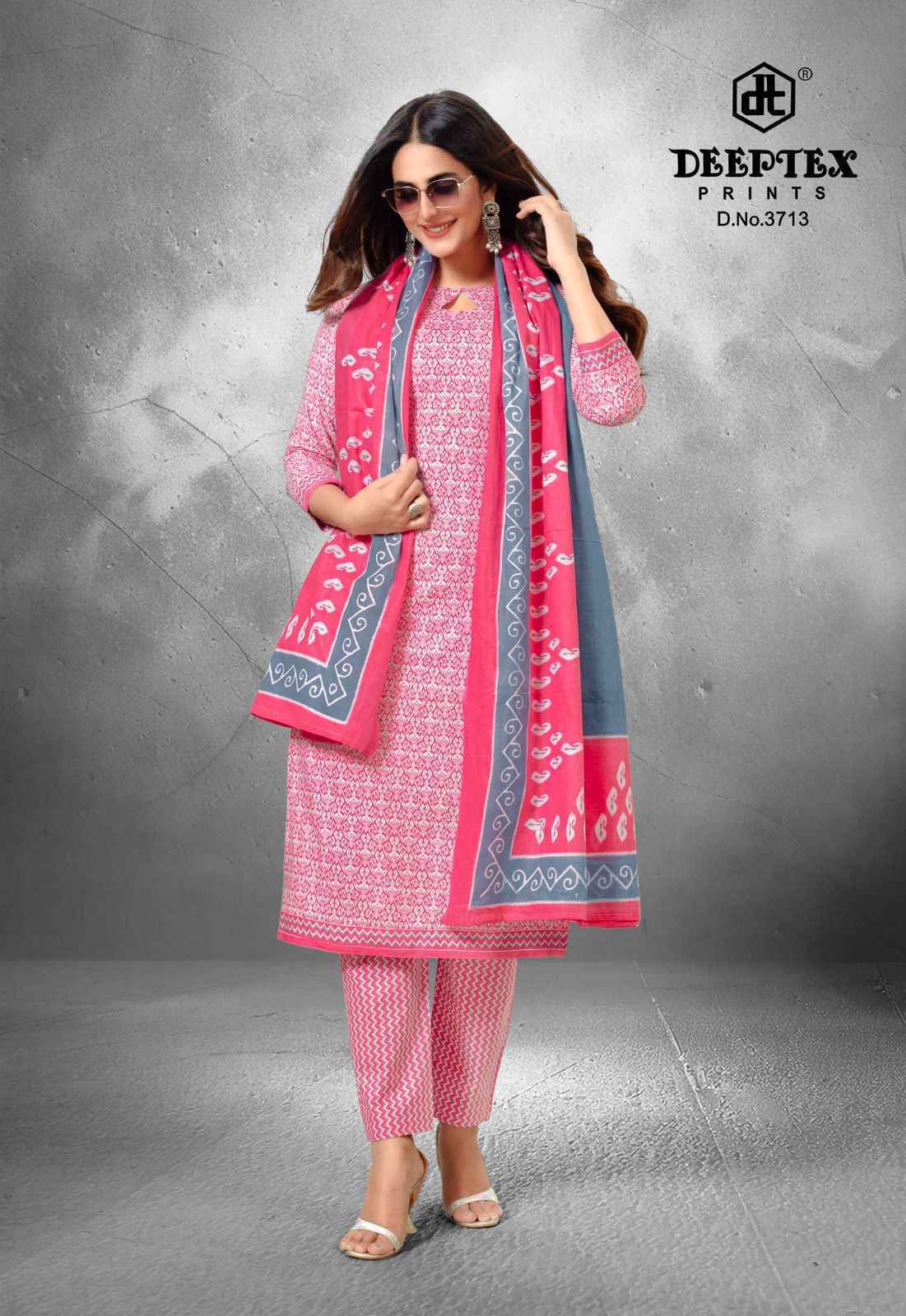 Deeptex Prints Chief Guest Vol 37 Wholesale Cotton Dress Material ( 15 pcs Catalogue )