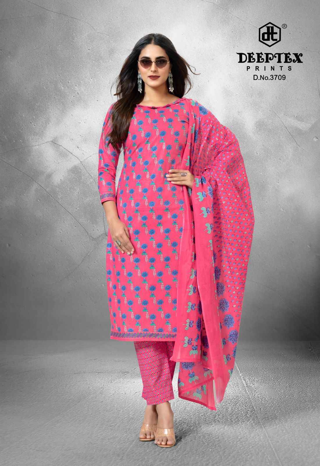 Deeptex Prints Chief Guest Vol 37 Wholesale Cotton Dress Material ( 15 pcs Catalogue )