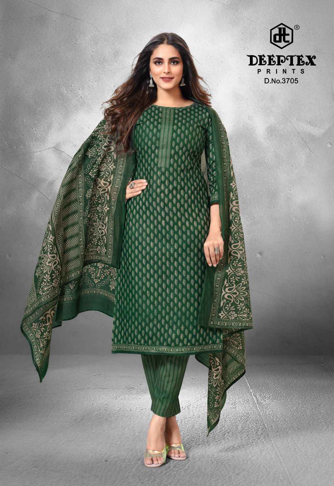 Deeptex Prints Chief Guest Vol 37 Wholesale Cotton Dress Material ( 15 pcs Catalogue )