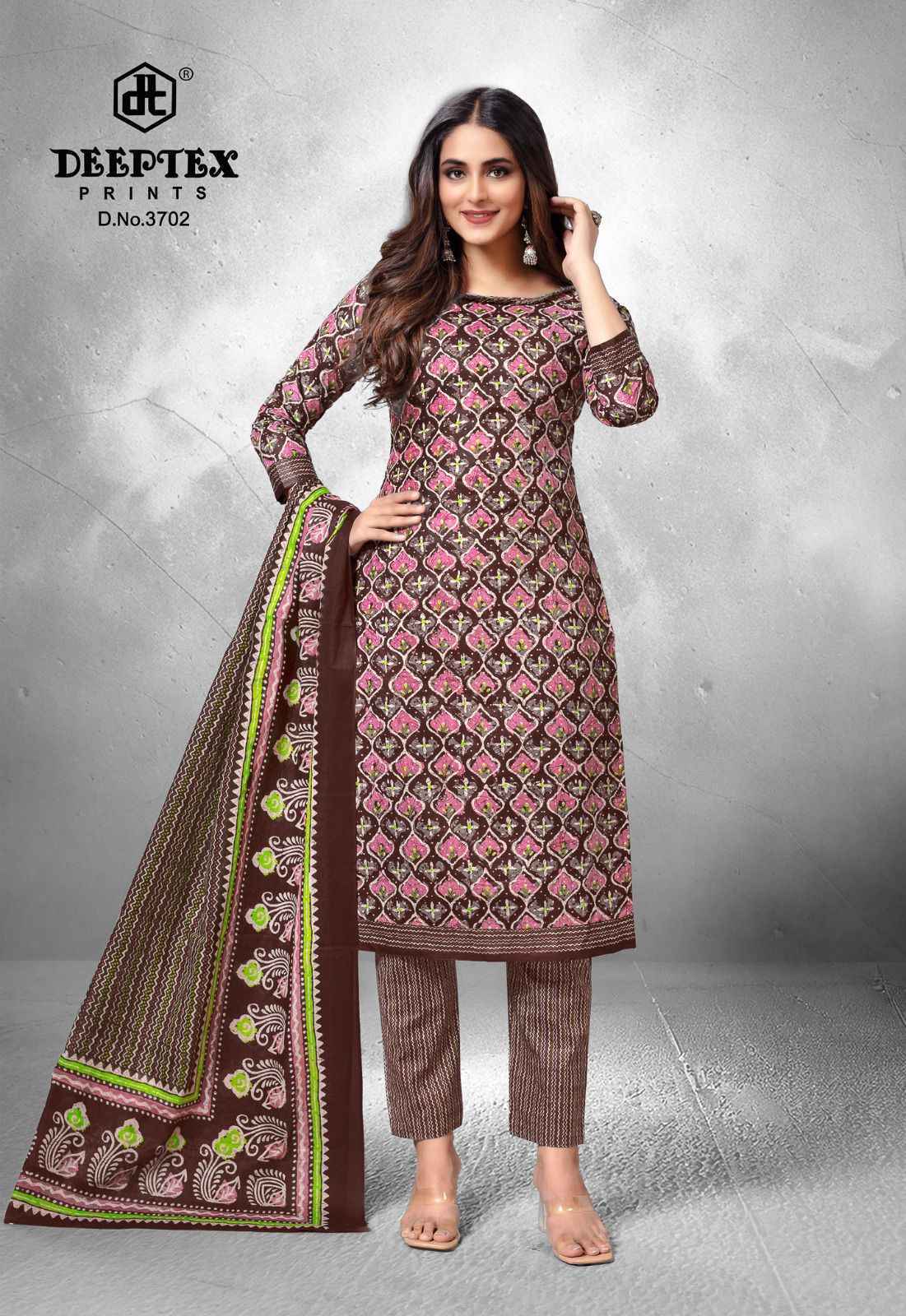 Deeptex Prints Chief Guest Vol 37 Wholesale Cotton Dress Material ( 15 pcs Catalogue )