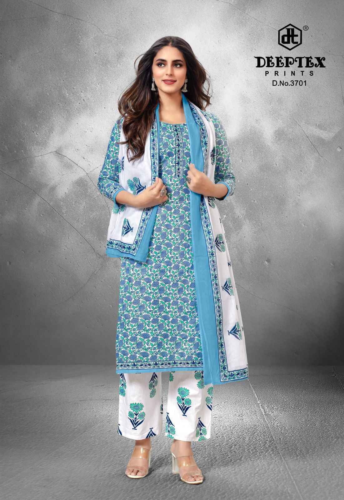 Deeptex Prints Chief Guest Vol 37 Wholesale Cotton Dress Material ( 15 pcs Catalogue )