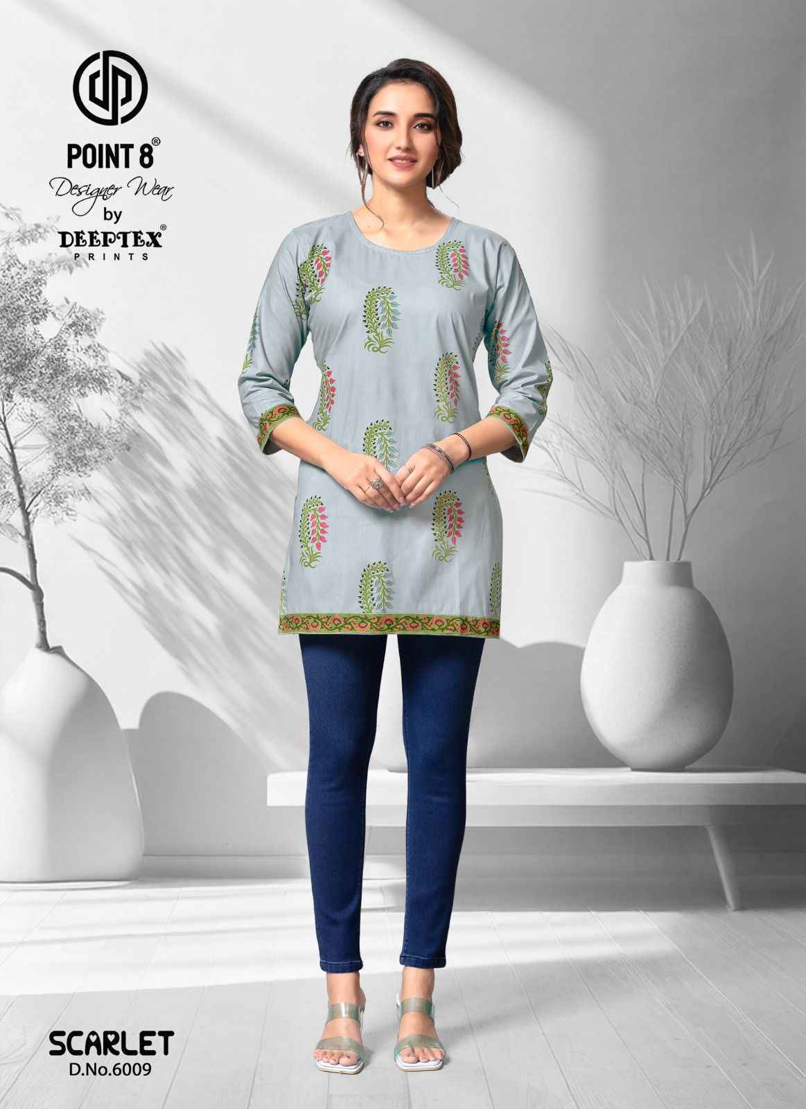 Deeptex Scarlet Vol 6 Short Cotton Tops  Wholesale Price ( 10 Pcs Catalog )