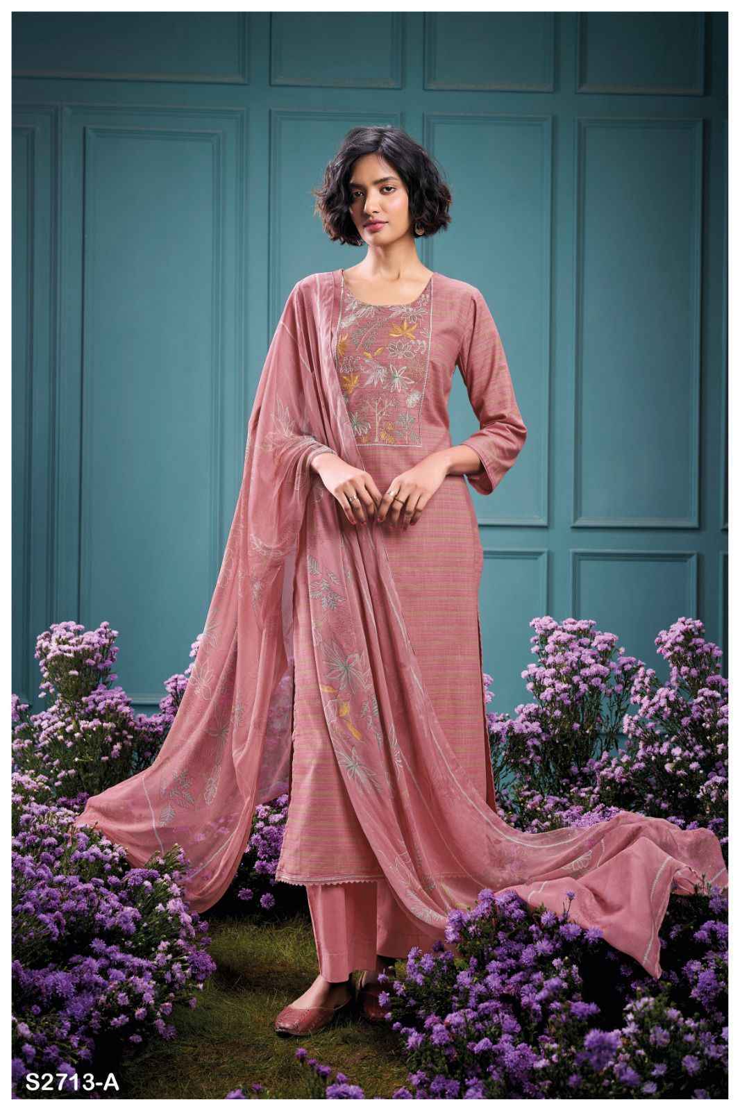 Ganga Gisma S2713 Cotton Salwar Kameez Wholesale Price ( 4 Pcs Catalog )