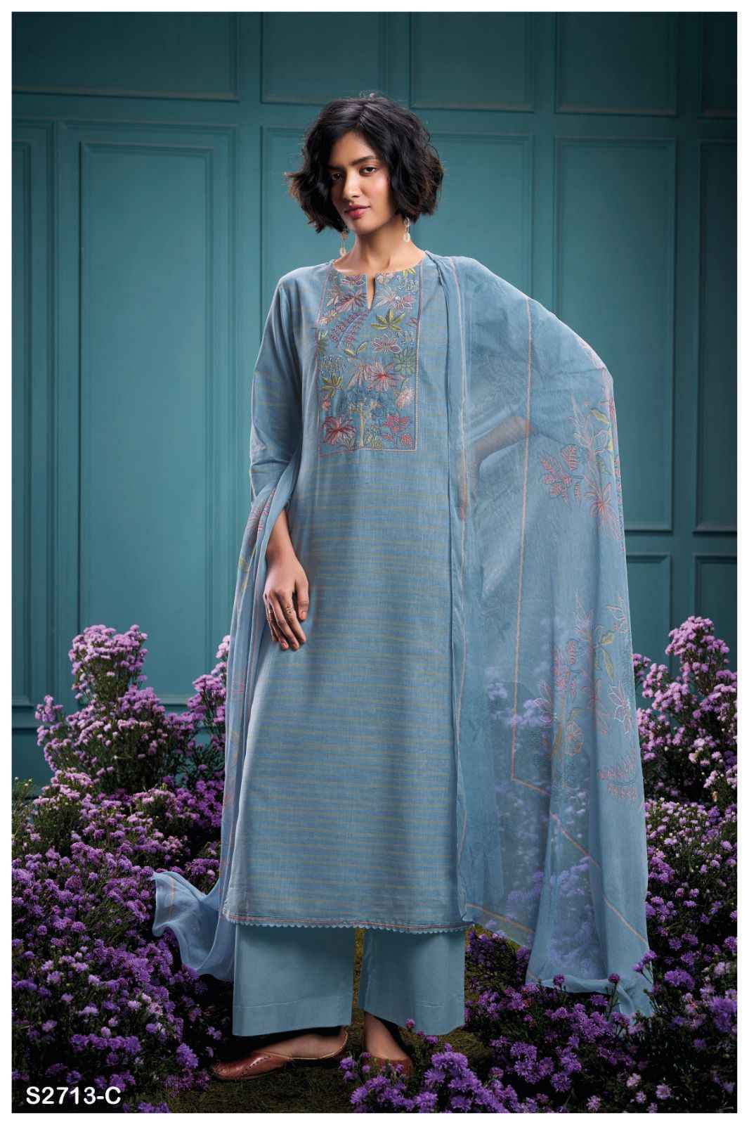 Ganga Gisma S2713 Cotton Salwar Kameez Wholesale Price ( 4 Pcs Catalog )