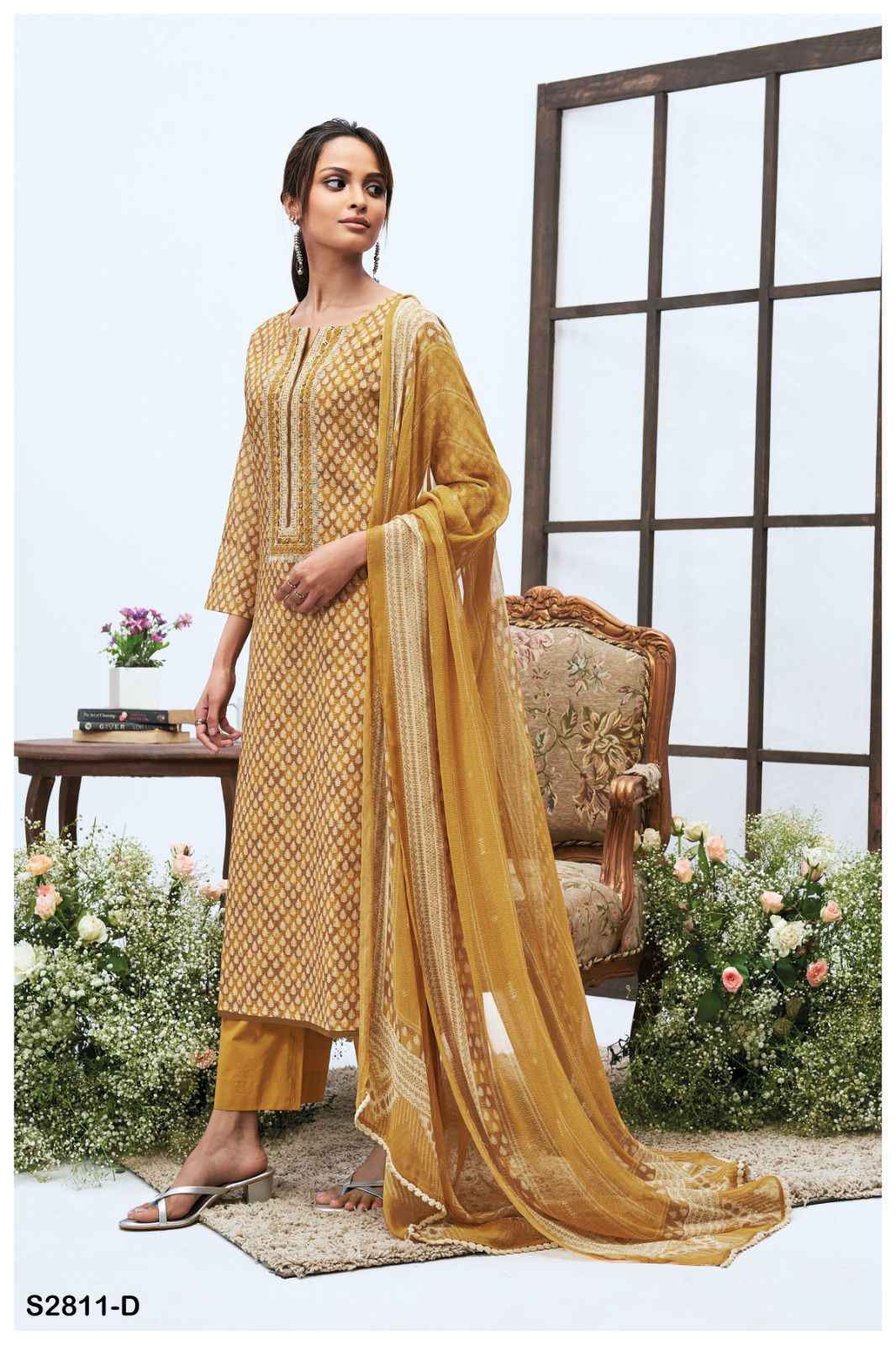 Ganga Liliya S2811 Cotton Salwar Kameez Wholesale Price ( 4 Pcs Catalog )