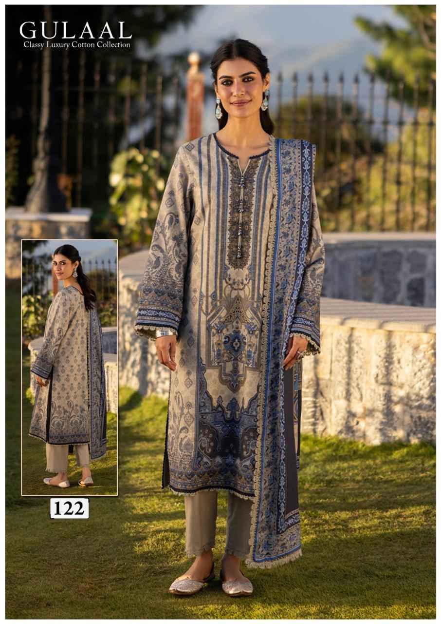 Gulaal Vol 13 Wholesale Cotton Pakistani Dress Material ( 10 pcs Catalogue )