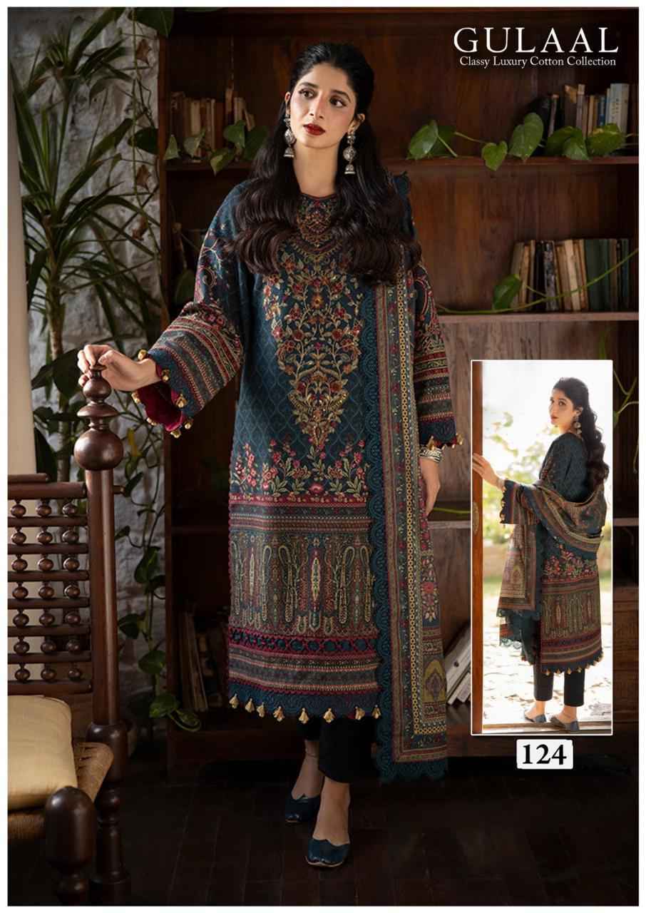 Gulaal Vol 13 Wholesale Cotton Pakistani Dress Material ( 10 pcs Catalogue )