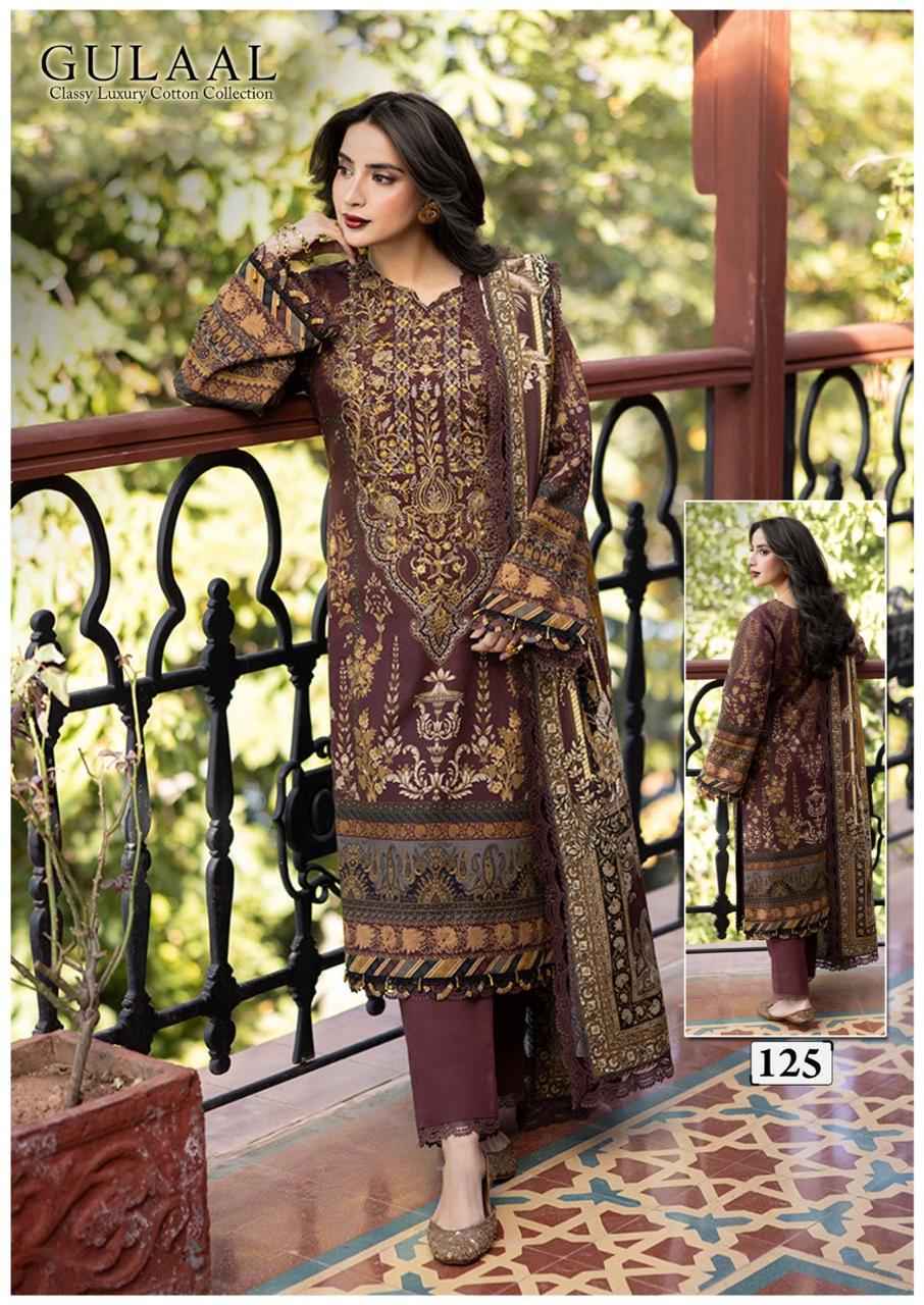 Gulaal Vol 13 Wholesale Cotton Pakistani Dress Material ( 10 pcs Catalogue )