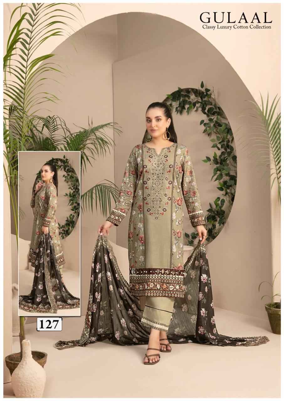 Gulaal Vol 13 Wholesale Cotton Pakistani Dress Material ( 10 pcs Catalogue )