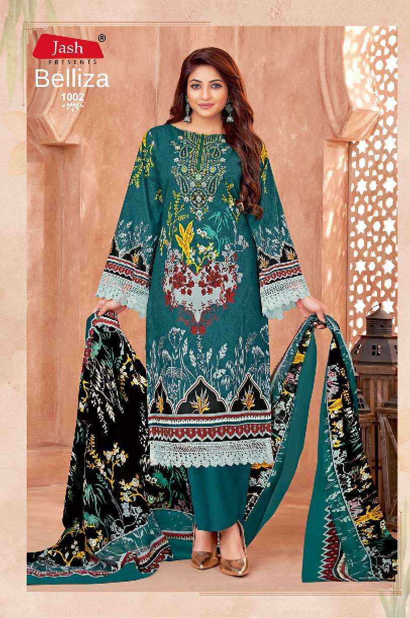 JASH BELLIZA VOL 1 COTTON DIGITAL PRINTS SALWAR KAMEEZ WHOLESALE PRICE ( 10 PCS CATALOG )