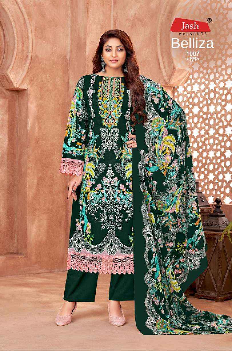 JASH BELLIZA VOL 1 COTTON DIGITAL PRINTS SALWAR KAMEEZ WHOLESALE PRICE ( 10 PCS CATALOG )