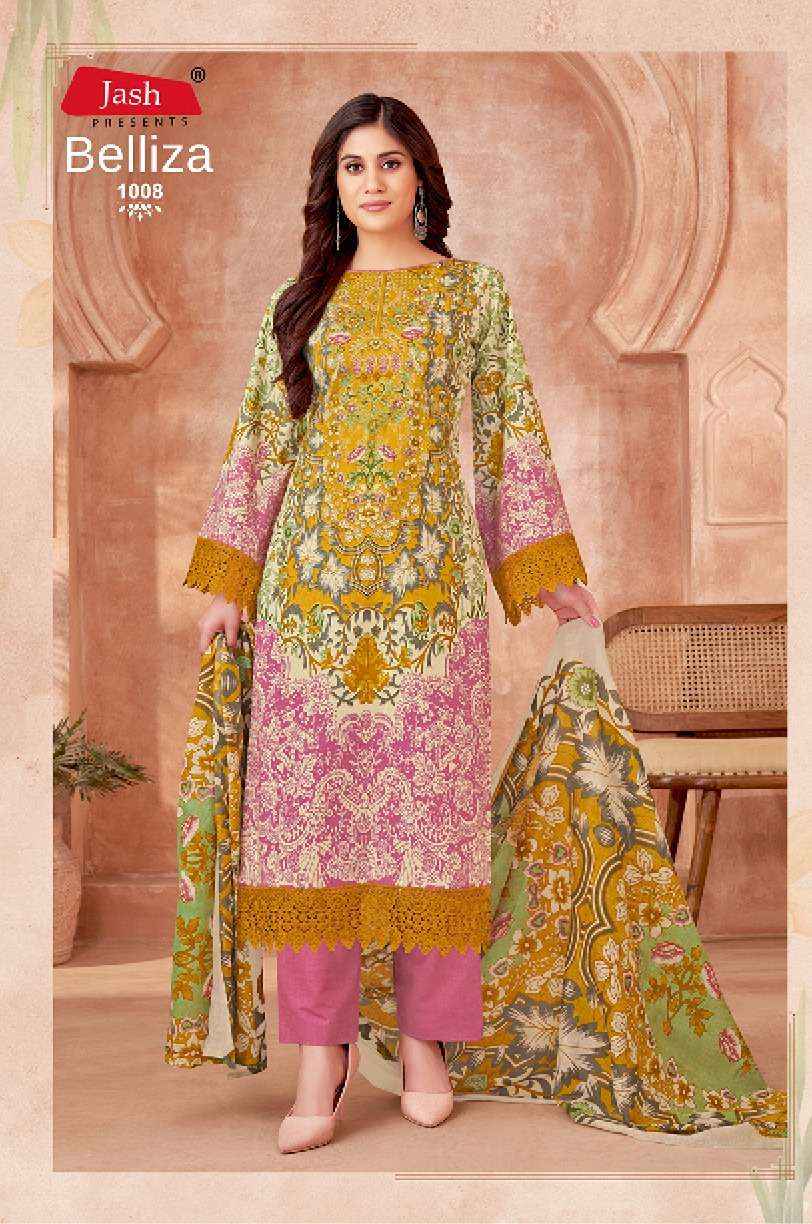 JASH BELLIZA VOL 1 COTTON DIGITAL PRINTS SALWAR KAMEEZ WHOLESALE PRICE ( 10 PCS CATALOG )