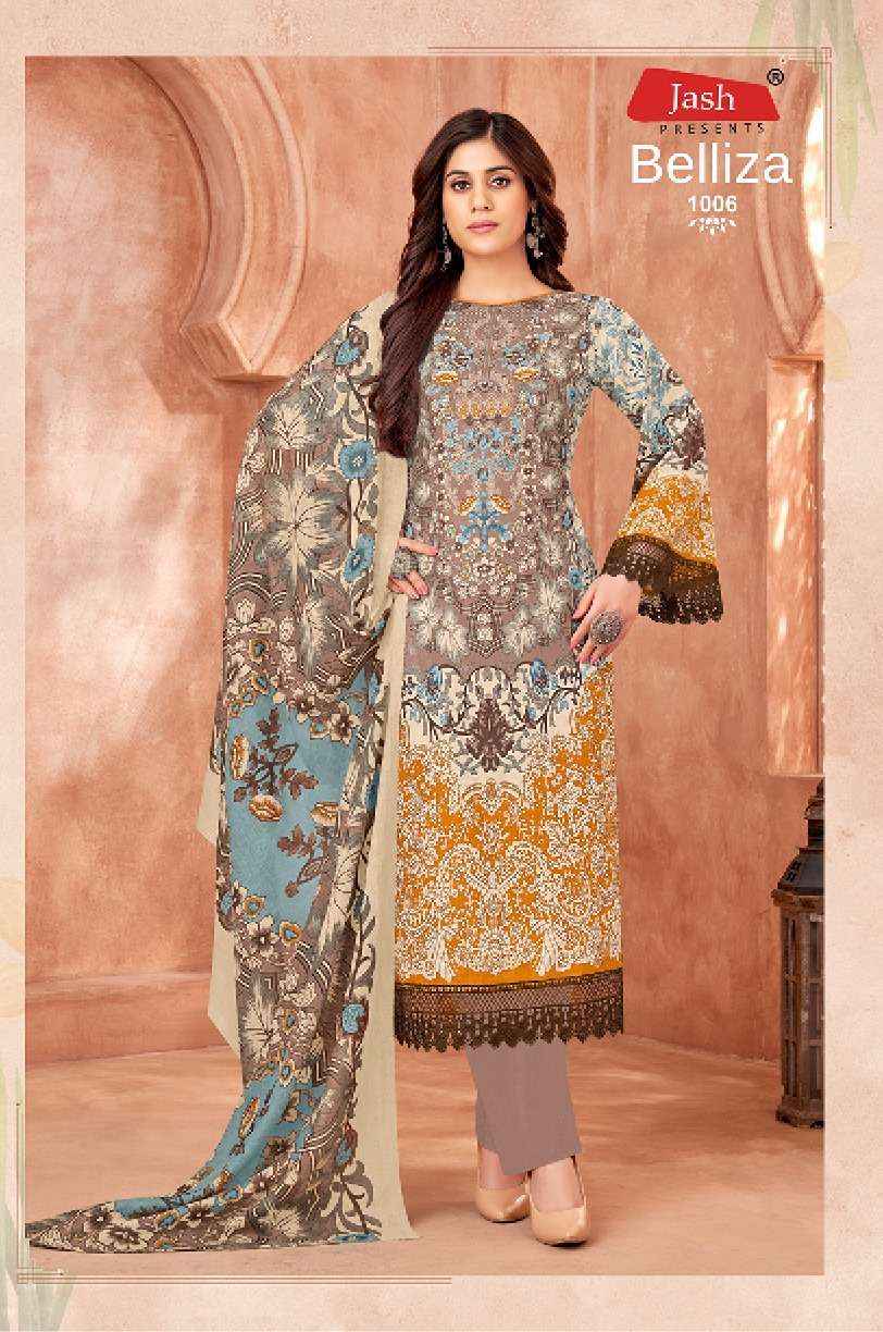 JASH BELLIZA VOL 1 COTTON DIGITAL PRINTS SALWAR KAMEEZ WHOLESALE PRICE ( 10 PCS CATALOG )