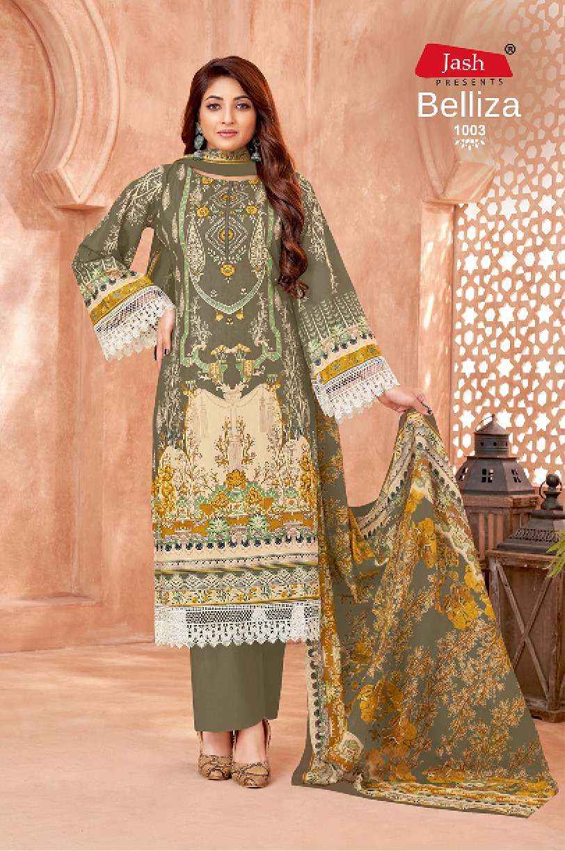 JASH BELLIZA VOL 1 COTTON DIGITAL PRINTS SALWAR KAMEEZ WHOLESALE PRICE ( 10 PCS CATALOG )