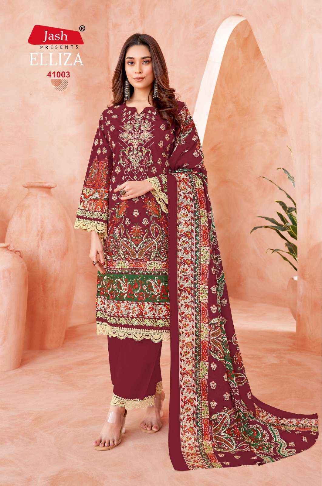 Jash Elliza Vol 41 Suits Wholesale Surat Market ( 10 pcs Catalogue )