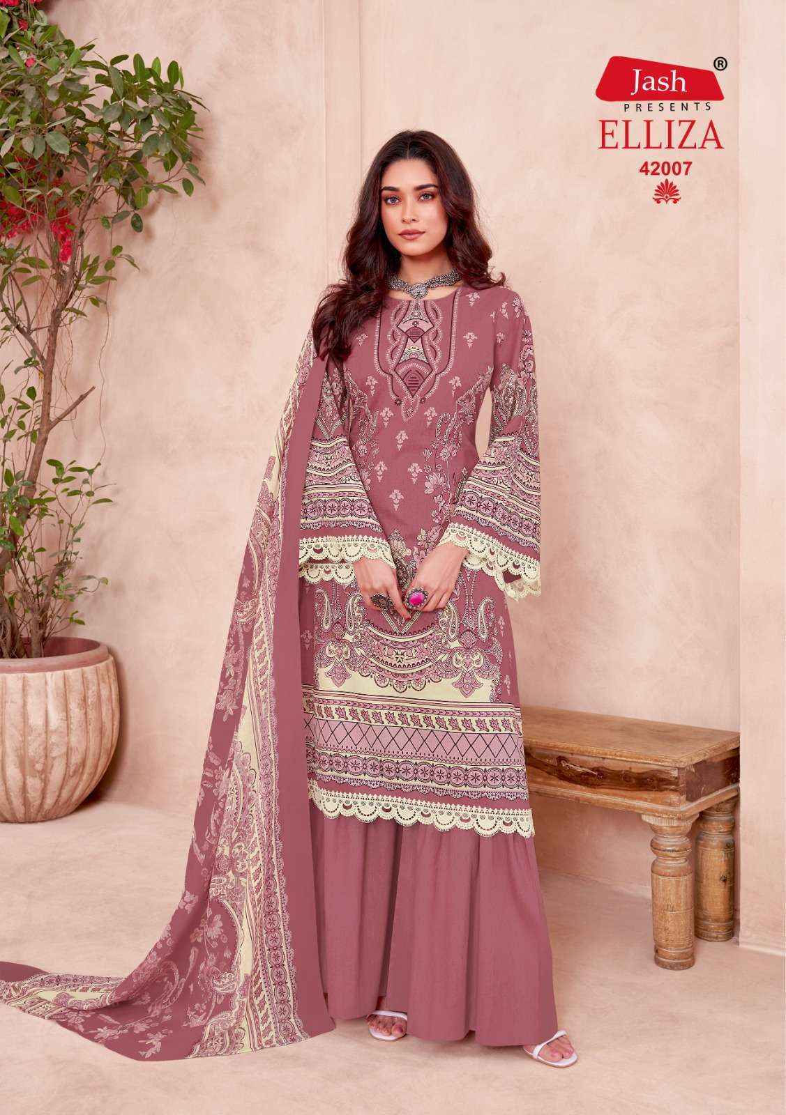 Jash Elliza Vol 42 Wholesale Cotton Dress Material ( 10 pcs Catalogue )